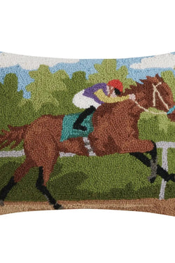 Racing Horse Hook Pillow