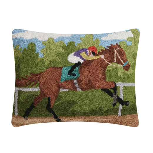 Racing Horse Hook Pillow