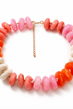 Sunkissed Statement Chunky Beaded Statement Necklace