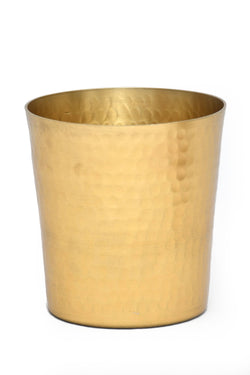 Gold Hammered Vase