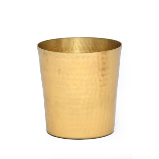 Gold Hammered Vase