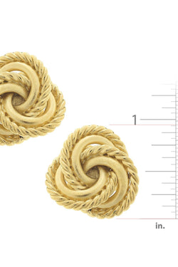 Gold Pierced Earrings