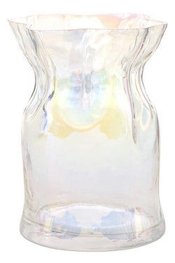 Luster Glass Cinched Bud Vase