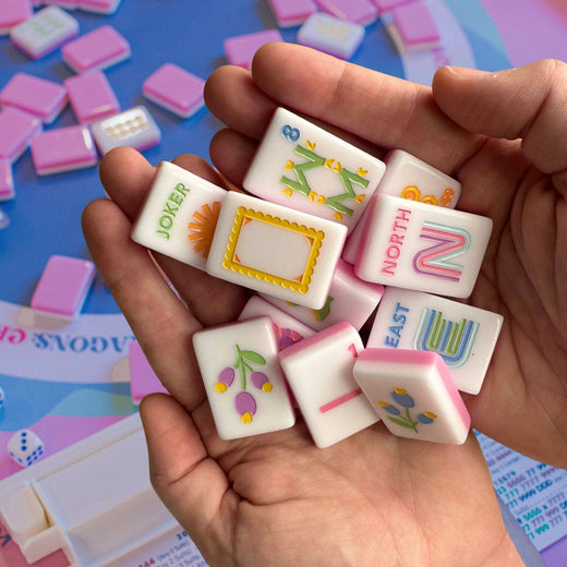 Heirloom Engraved Mahjong Tile Set by Morningside Mahjong