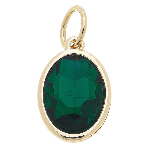 Birthstone Glass Charm