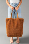Orange, Cream & Pink Western Tote