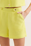 Button Accent Shorts