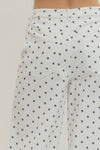 Polka Dot Wide Leg Pants