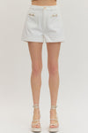 Horsebit Detail Shorts