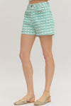 Mint Horsebit Shorts