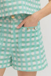 Mint Horsebit Shorts
