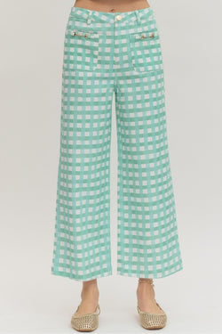 Mint Horsebit Pants