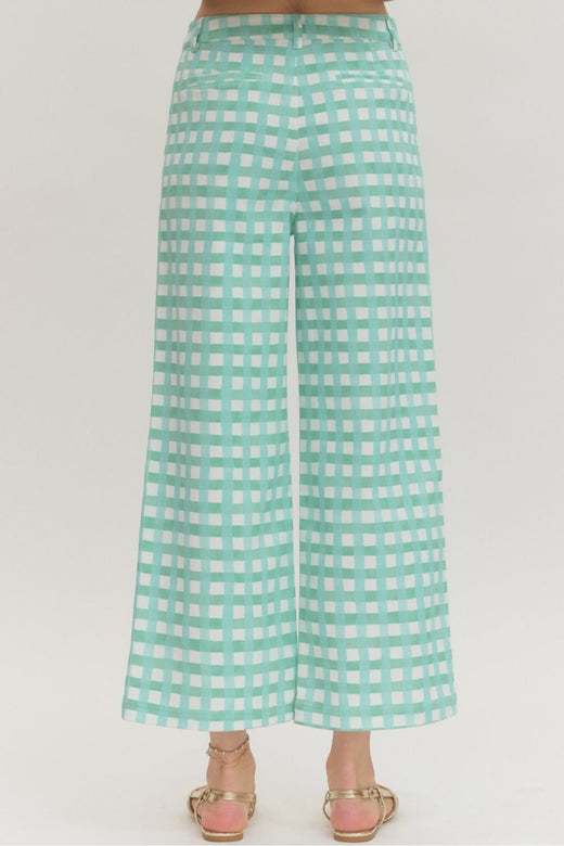 Mint Horsebit Pants