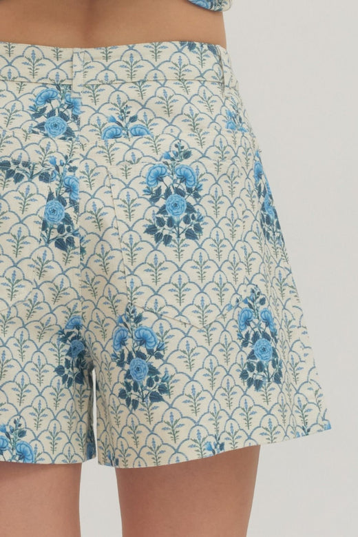 Floral Print Shorts