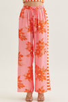 Floral Wide Leg Pants