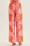 Floral Wide Leg Pants