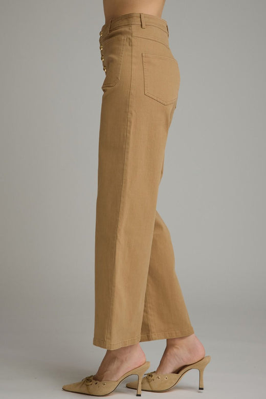 Front Pocket Wide Leg Pants