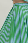 Green Sky Midi Skirt