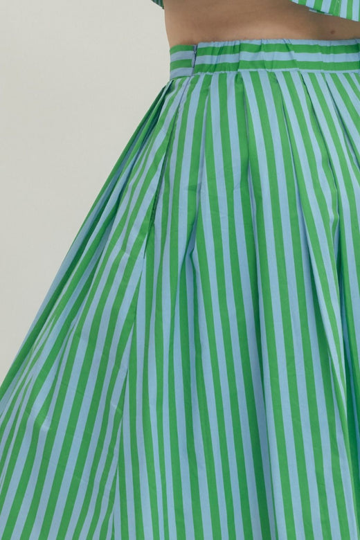 Green Sky Midi Skirt