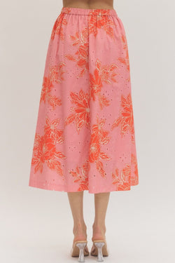 Botanical Midi Skirt