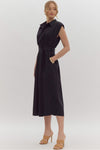 Devin Belted Midi Dress