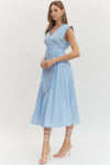Zip Front Midi Dress
