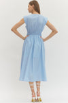 Zip Front Midi Dress