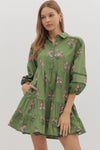 Floral Tiered Mini Dress