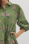 Floral Tiered Mini Dress