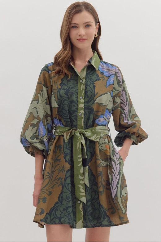 Olive Branch Dress
