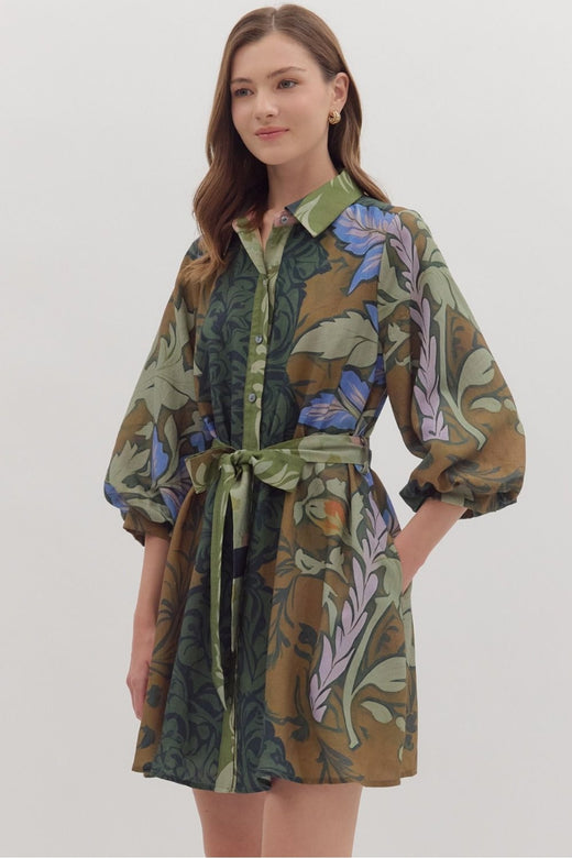 Olive Branch Dress