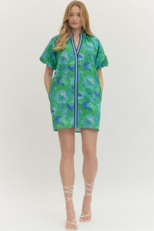 Botanical Mini Dress