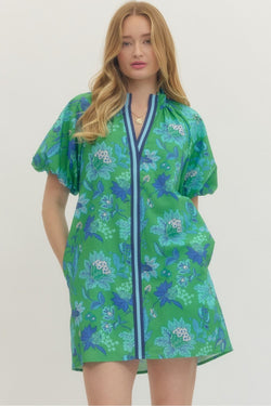 Botanical Mini Dress