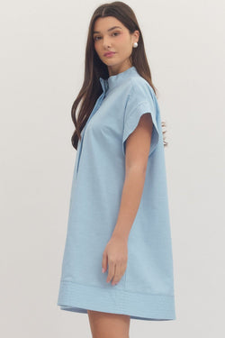 Blue Sky Mini Dress