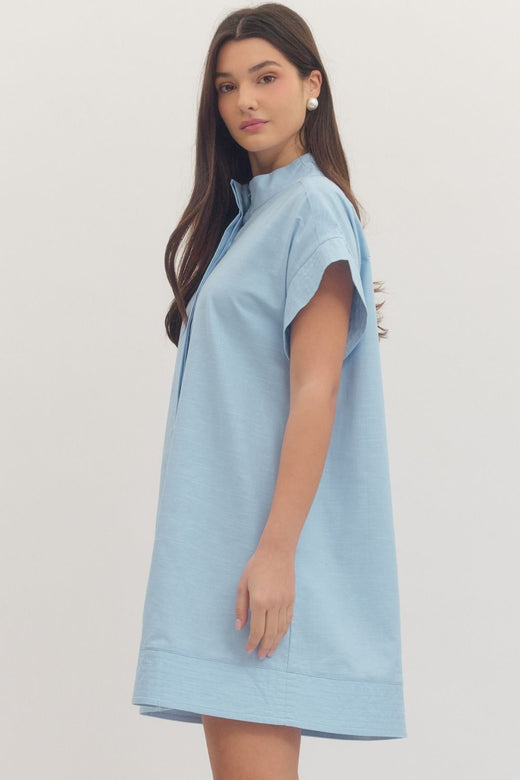 Blue Sky Mini Dress
