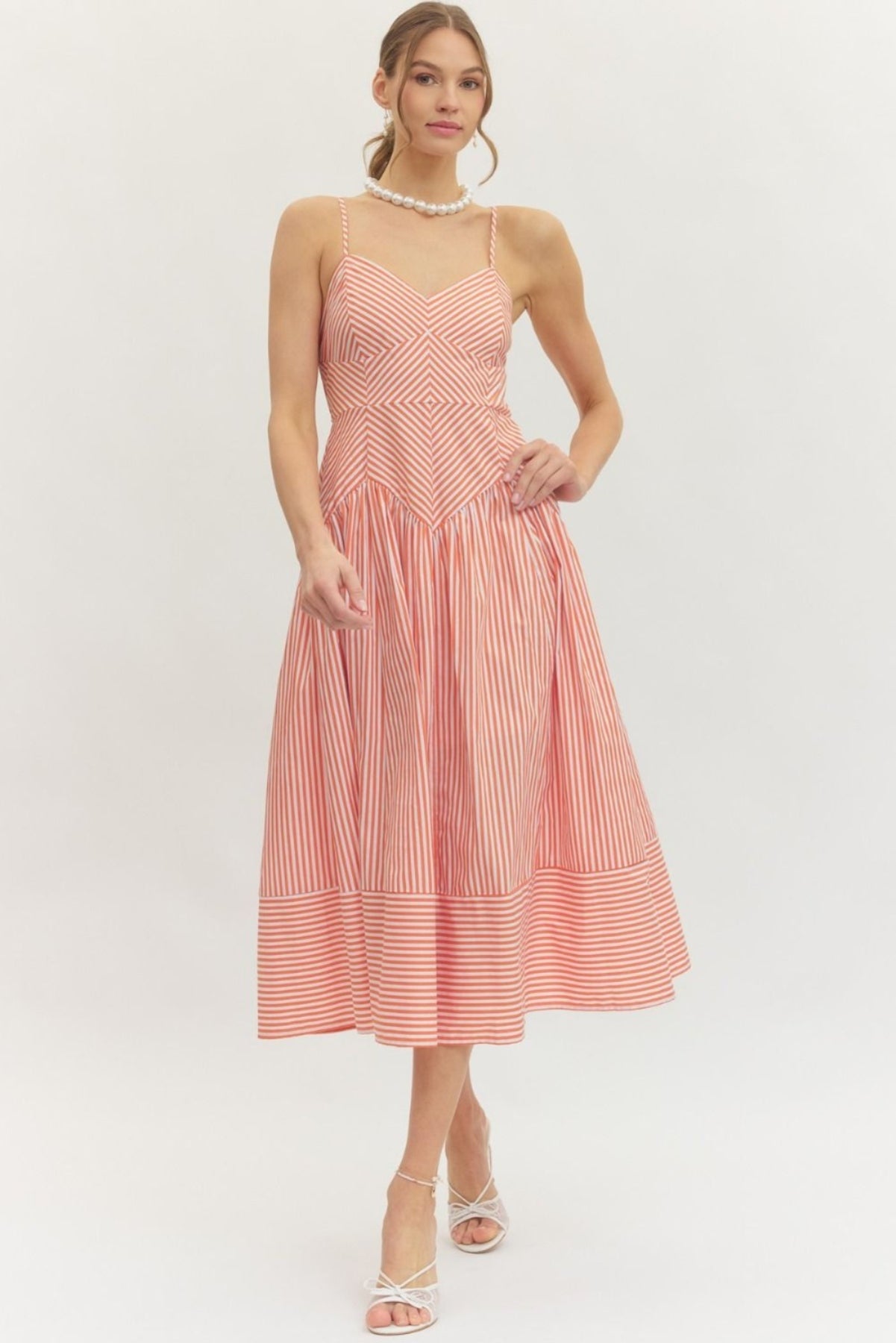 Olivia Striped Dress