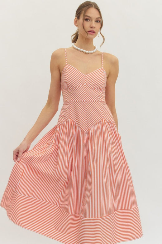 Olivia Striped Dress