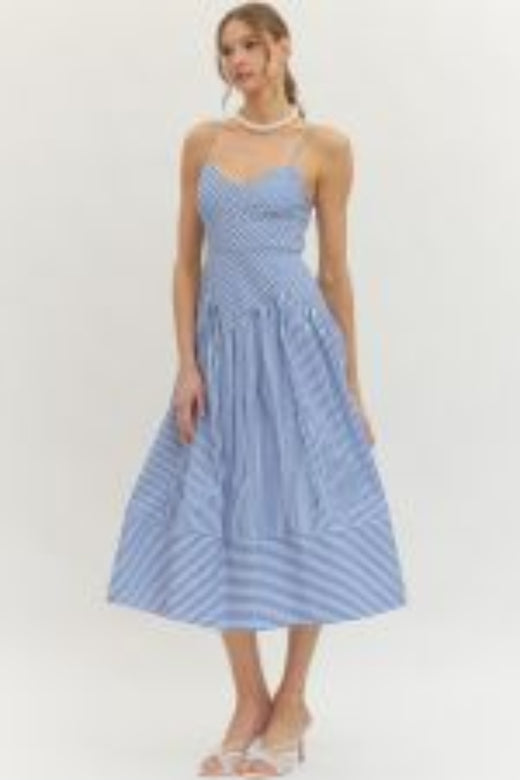 Olivia Striped Dress