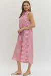 Ruby Striped Sleeveless Dress