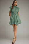 Striped Cap Sleeve Dress