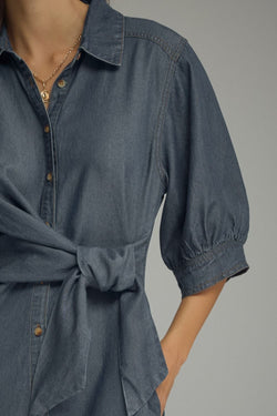 Entro Denim Mini Dress