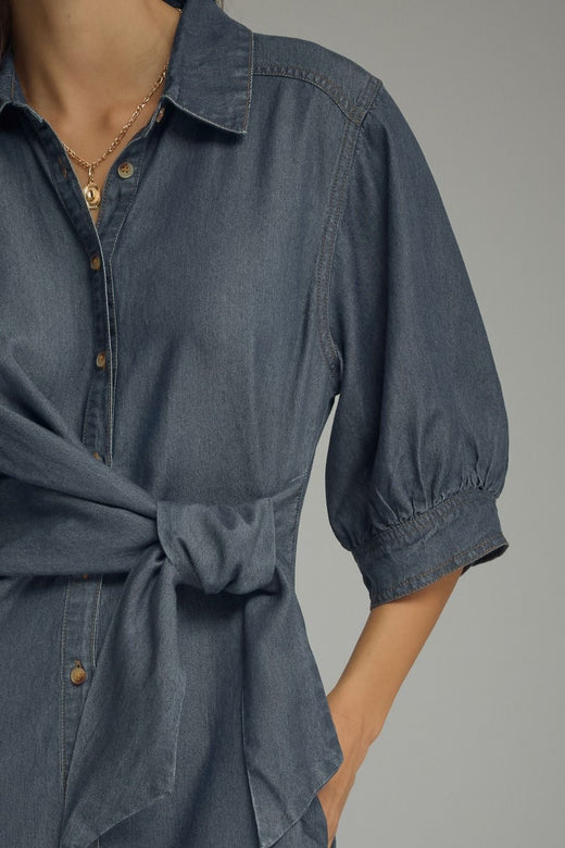 Entro Denim Mini Dress