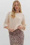 Cropped Crew Sweater