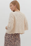 Cropped Crew Sweater