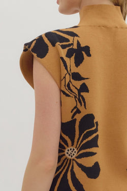 Ecru Floral Sweater