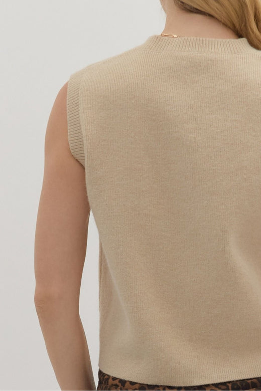 Gold Button Vest
