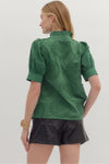 Embroidered Button Shirt