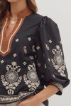 Holly Embroidered Shirt