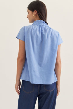 Ruffle Collar Shirt