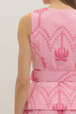 Embroidered Palm Top